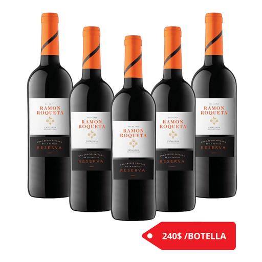 6 BOTELLAS ROQUETA RESERVA 750 ml - Enoterra Wine Market