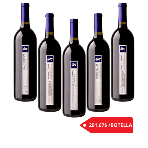 6 BOTELLAS SANTO TOMAS ST MERLOT 750 ml - Enoterra Wine Market