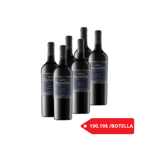 6 BOTELLAS TRUMPETER MALBEC 375 ml - Enoterra Wine Market