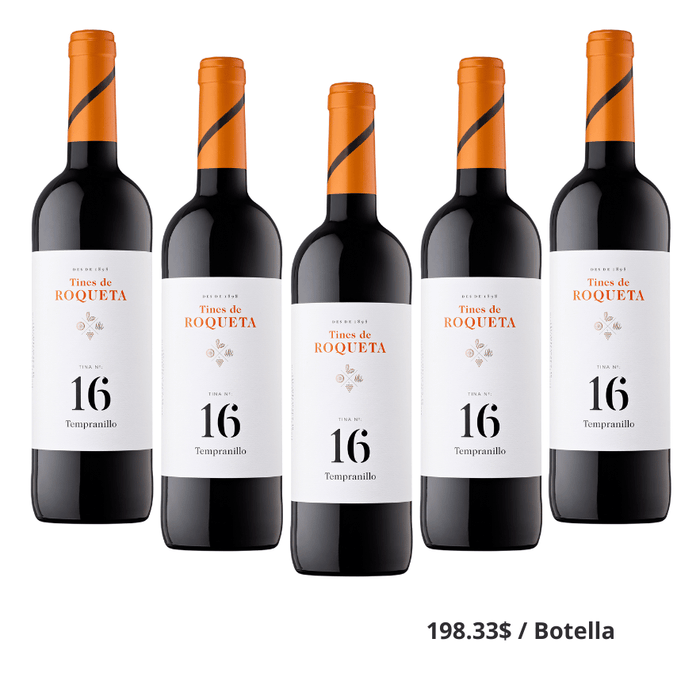 Roqueta Tempranillo - Caja 6 botellas