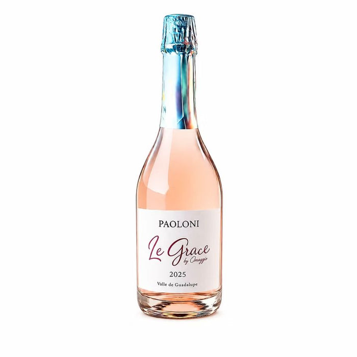 Le Grace by Omaggio Espumoso Sangiovese 750 ml 2025, Vino Espumoso De Valle de Guadalupe, Mexico
