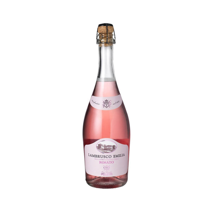 POLETTI LAMBRUSCO IGT AMABILE ROSATO 750 ml -Enoterra Wine Market