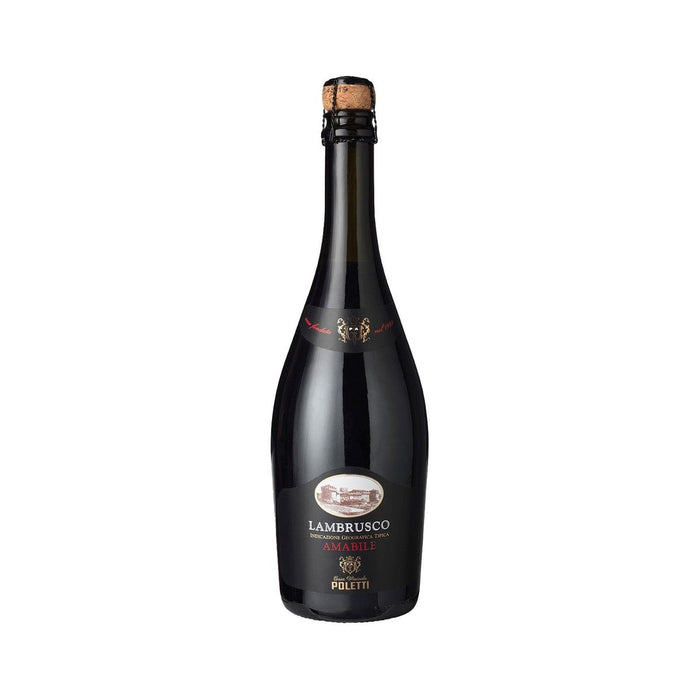 POLETTI LAMBRUSCO IGT AMABILE ROSSO 750 ml -Enoterra Wine Market