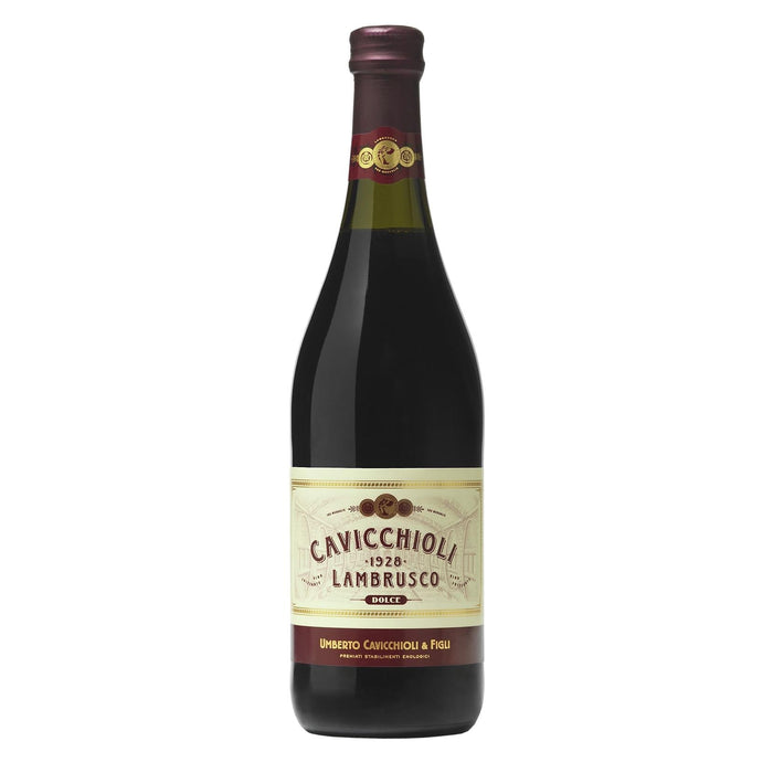 CAVICCHIOLI LAMBRUSCO ROSSO 750 ml - Enoterra Wine Market