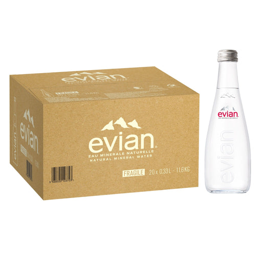 EVIAN GLASS 330 ml - Enoterra Wine Market