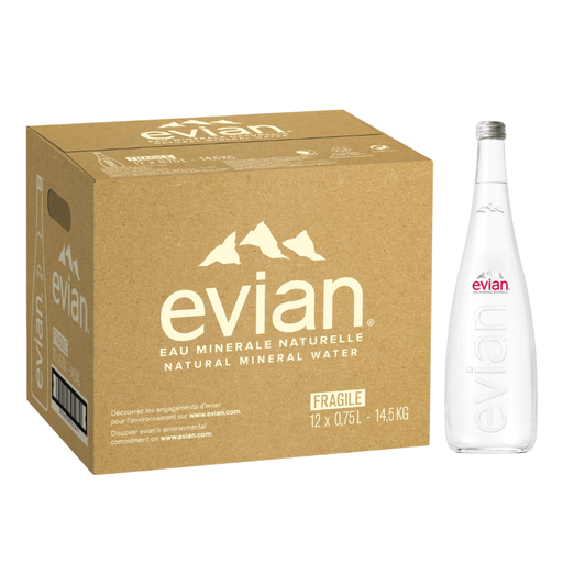 EVIAN GLASS 750 ml - Enoterra Wine Market
